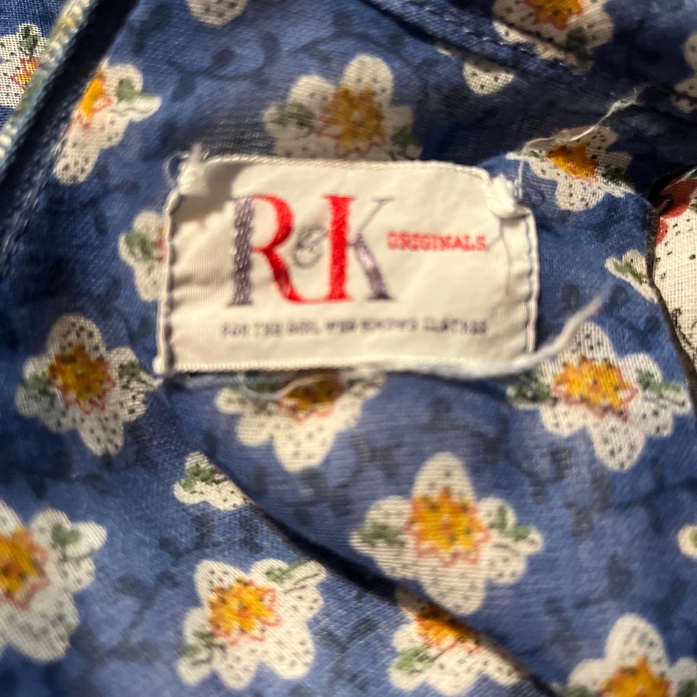 Vintage 70’s R & K Originals Maxi Dress with Head Scarf - Picture 6 of 9